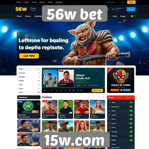 Novo design do site 56w bet melhora a experiência do usuário